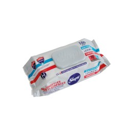 Lingettes nettoyantes désinfectantes multi-surfaces SLEEPY-sachet de 100