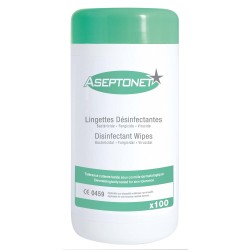 Lingette désinfectante ASEPTONET-Boite de 100
