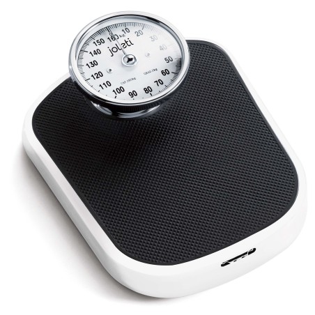 Pèse personne mécanique 160 kg JOLETI-Dim. : L. 37,5 x l. 27,5 x H. 11,3 cm