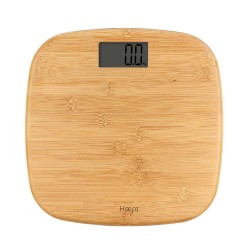 Pèse personne électronique en bambou HAEPI